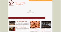 Desktop Screenshot of cabanadaponte.com.br