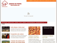 Tablet Screenshot of cabanadaponte.com.br